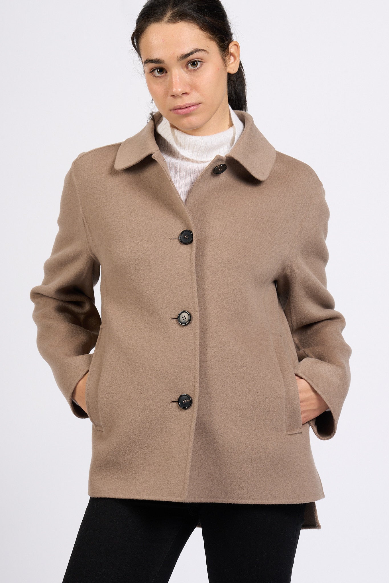 Max Mara Cappotto Lily Corto Roccia Donna-3