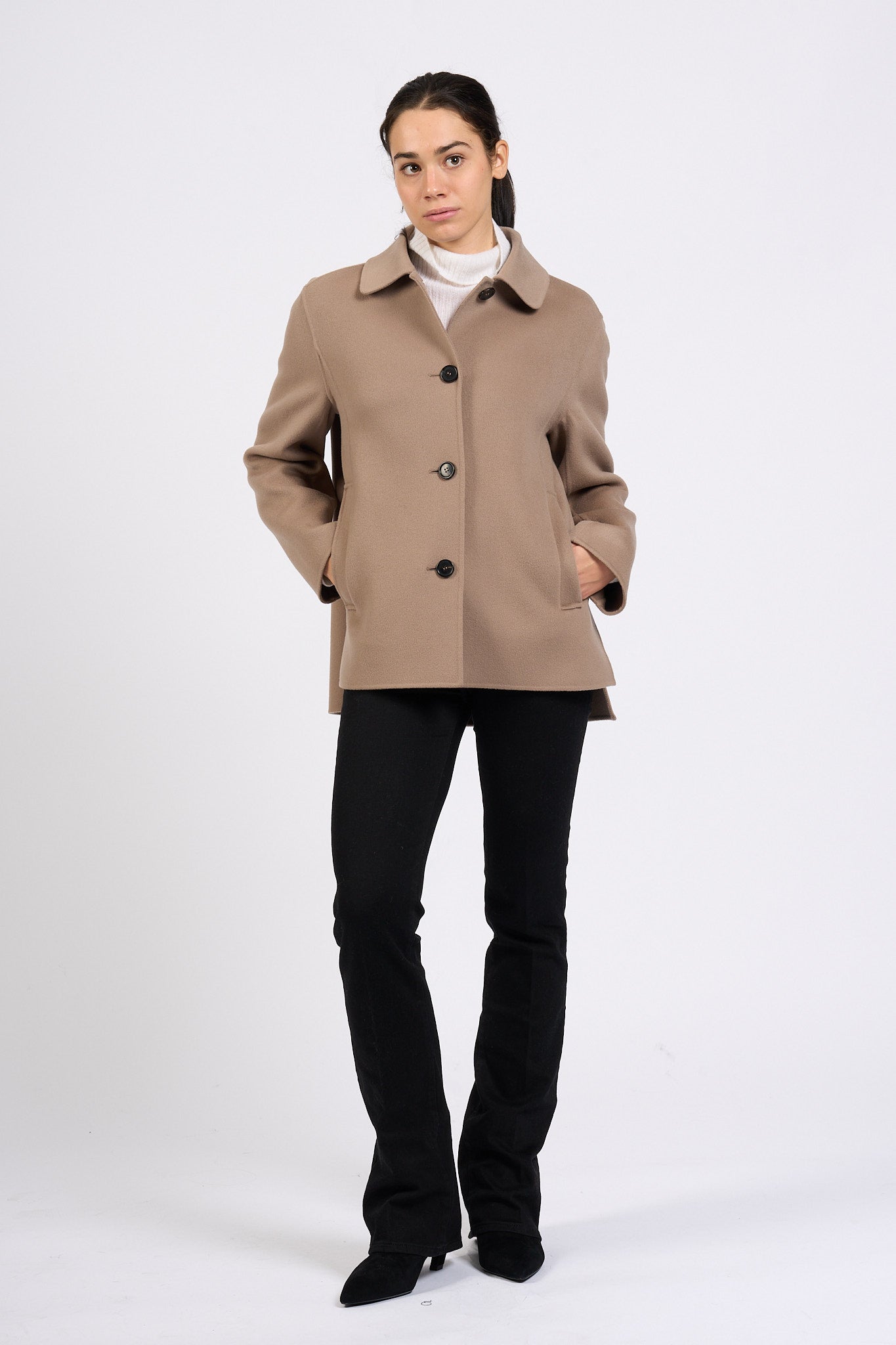 Max Mara Cappotto Lily Corto Roccia Donna-8