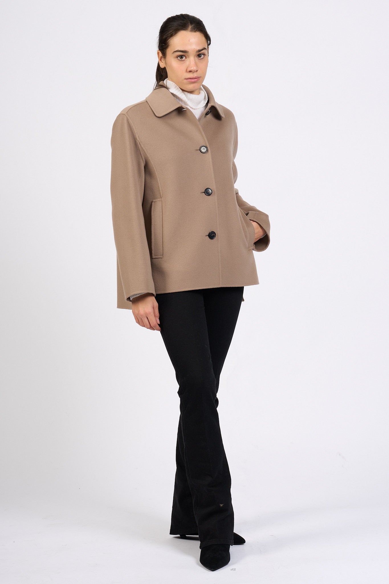 Max Mara Cappotto Lily Corto Roccia Donna-9