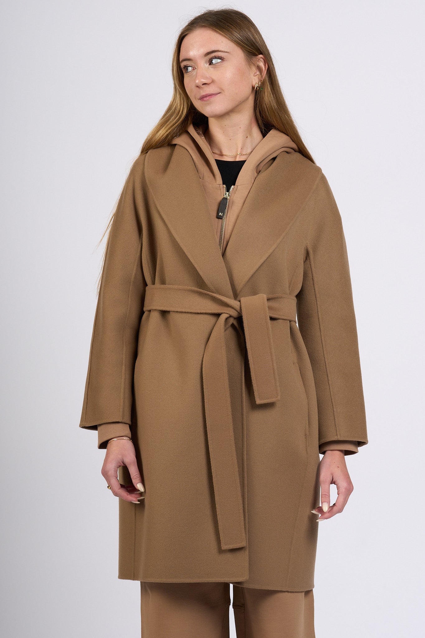 Max Mara Cappotto Messi Midi Cammello Donna-2