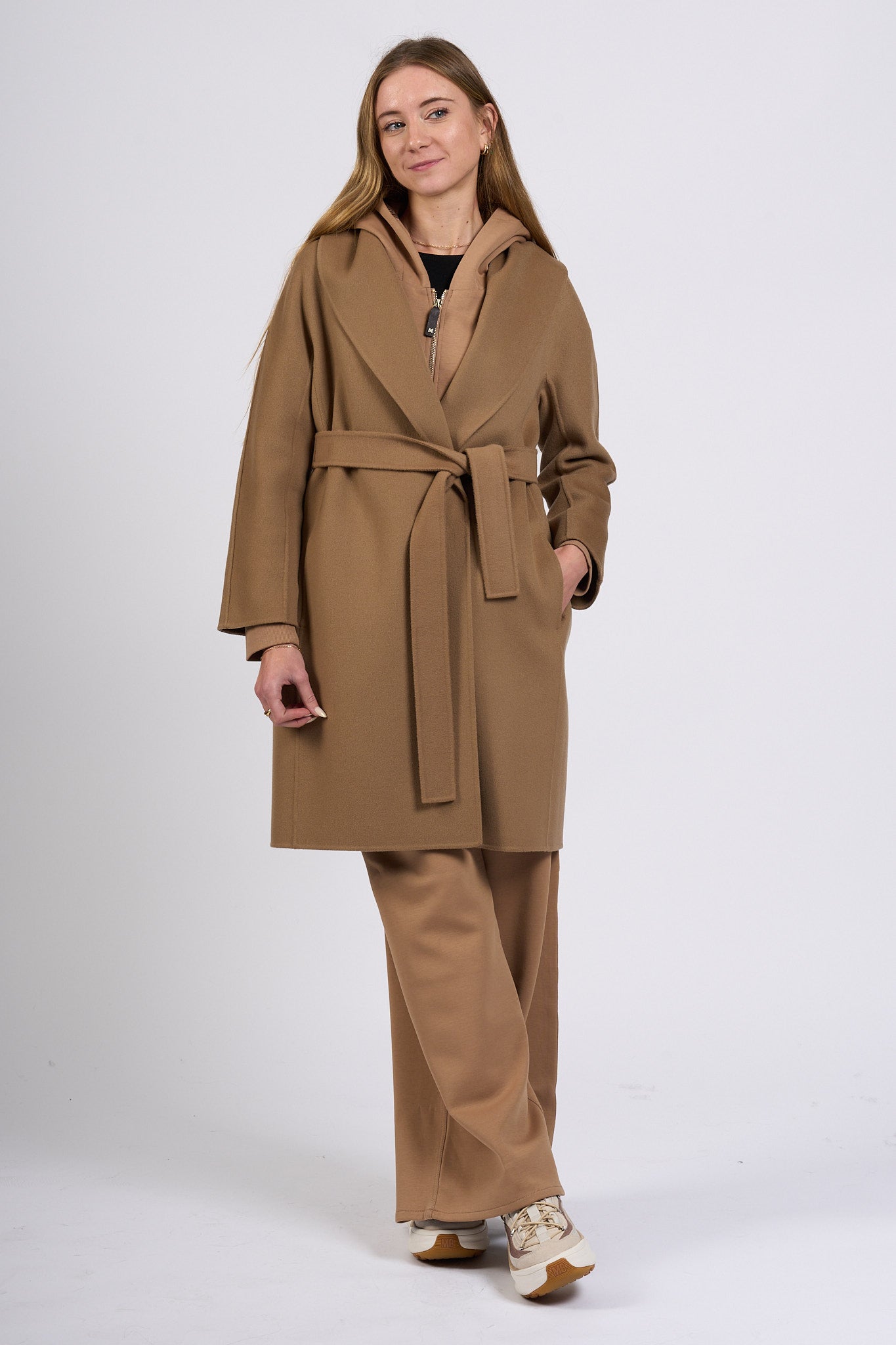 Max Mara Cappotto Messi Midi Cammello Donna-5