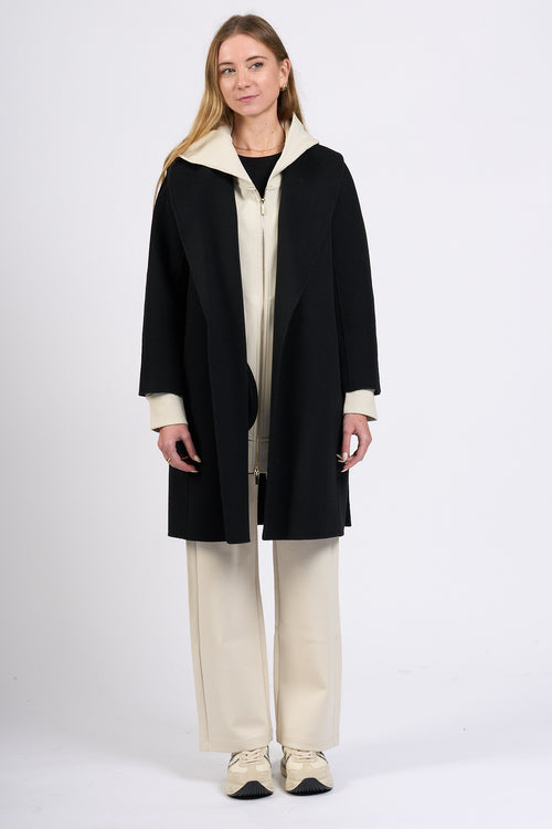 Max Mara Cappotto Messi Midi Nero Donna