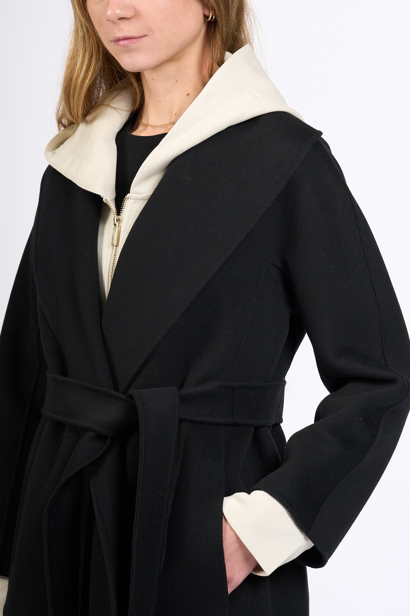 Max Mara Cappotto Messi Midi Nero Donna-7