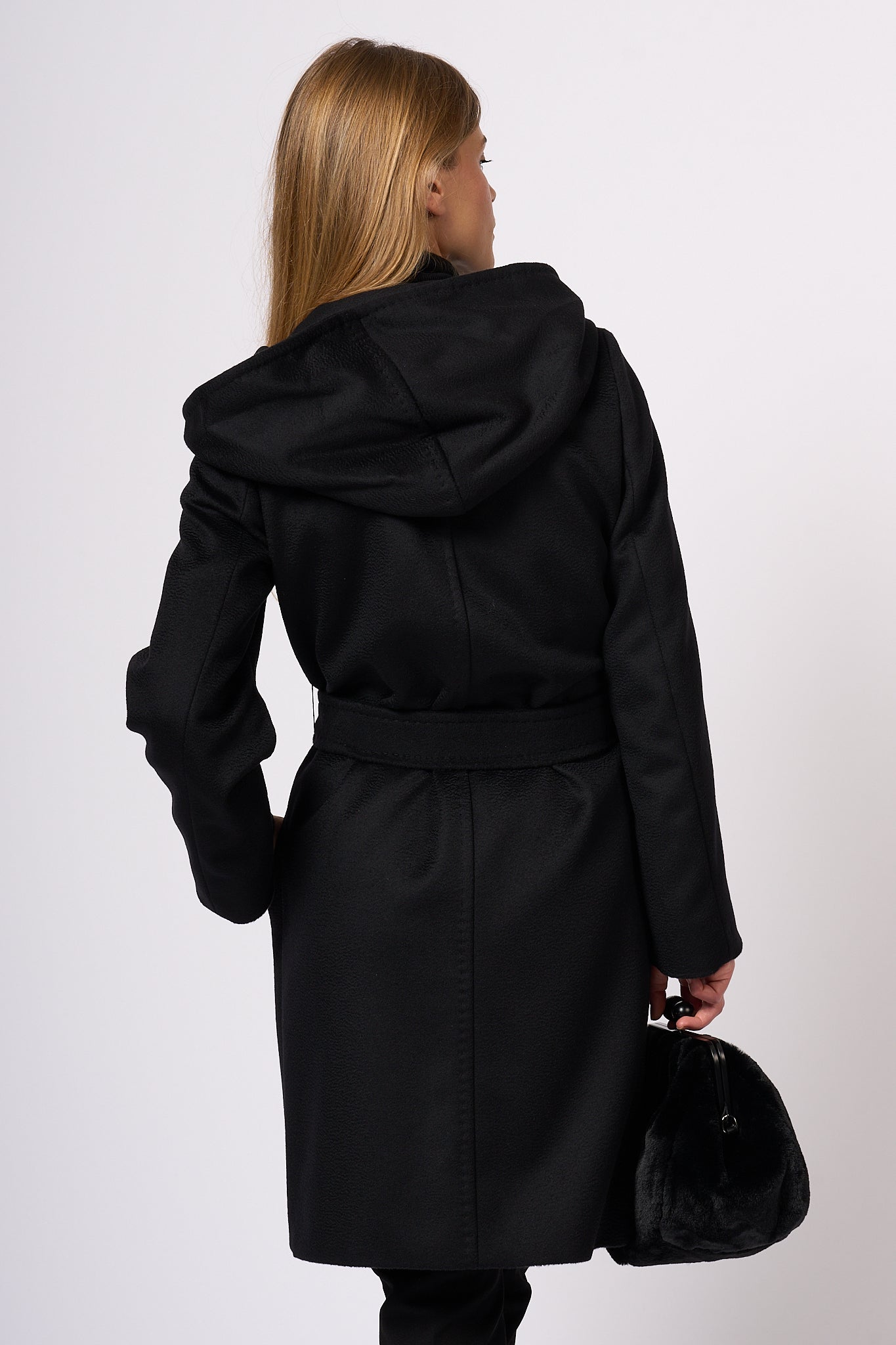 Max Mara Coat New Mango Black Women-9