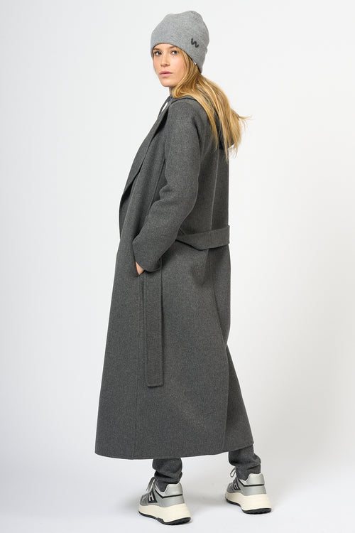 Max Mara Poldo Coat Long Grey Women-2