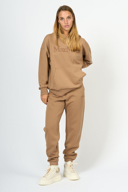 Max Mara Women's Camel Hooded Sweatshirt-2