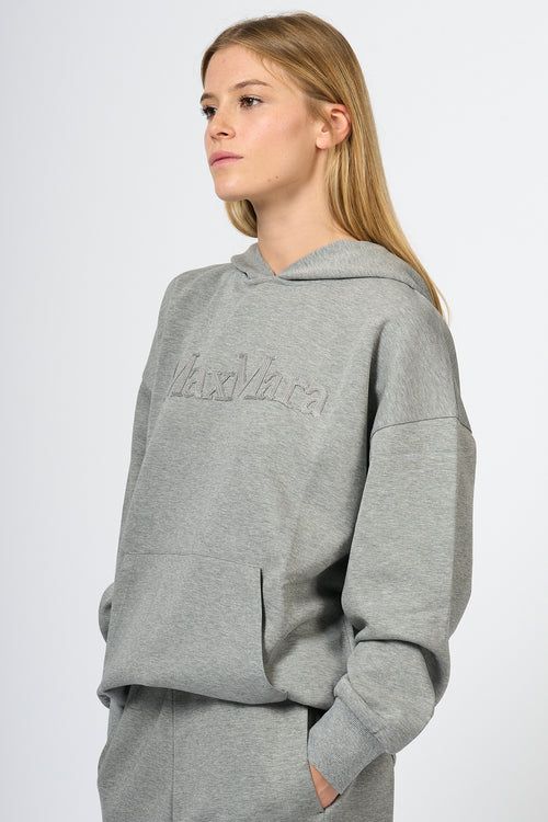 Max Mara Sapore Hooded Sweatshirt Grey Women