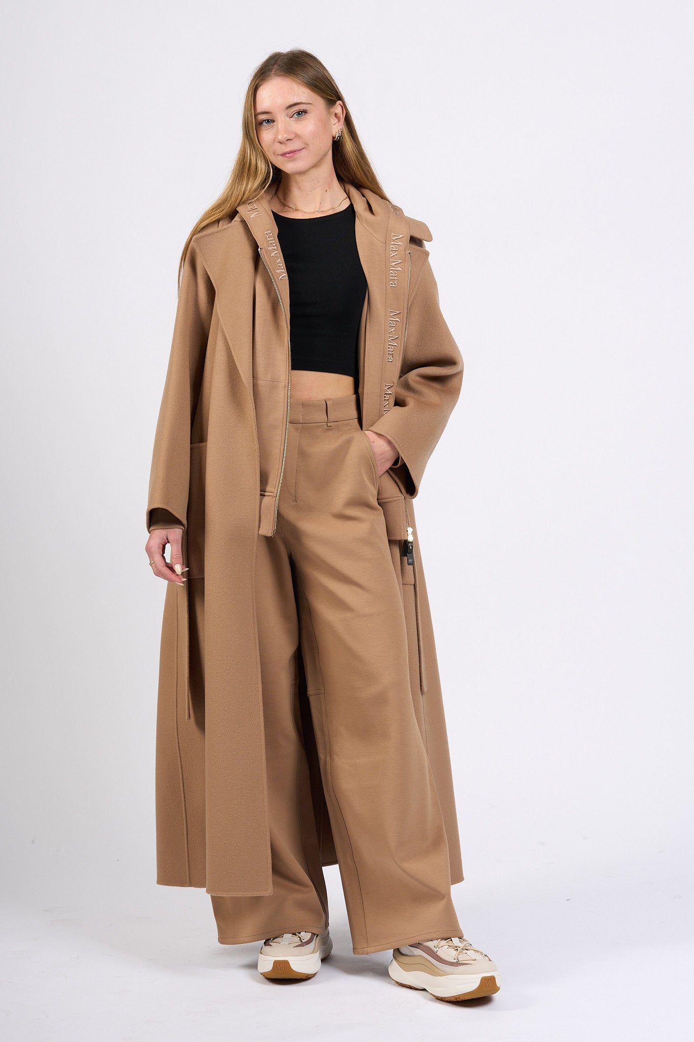 Max Mara Felpa Siena Cammello Donna-3