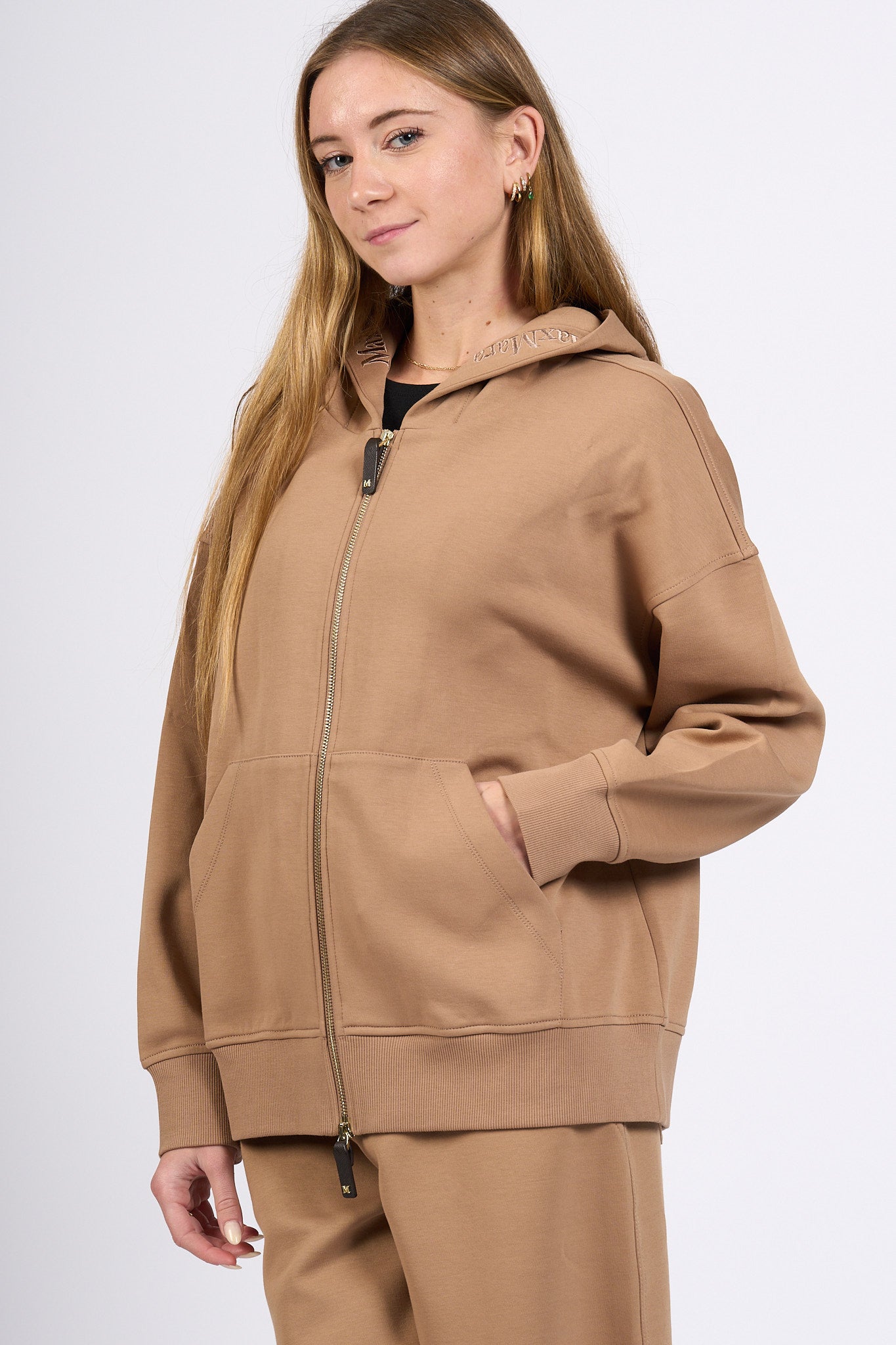 Max Mara Felpa Siena Cammello Donna-4