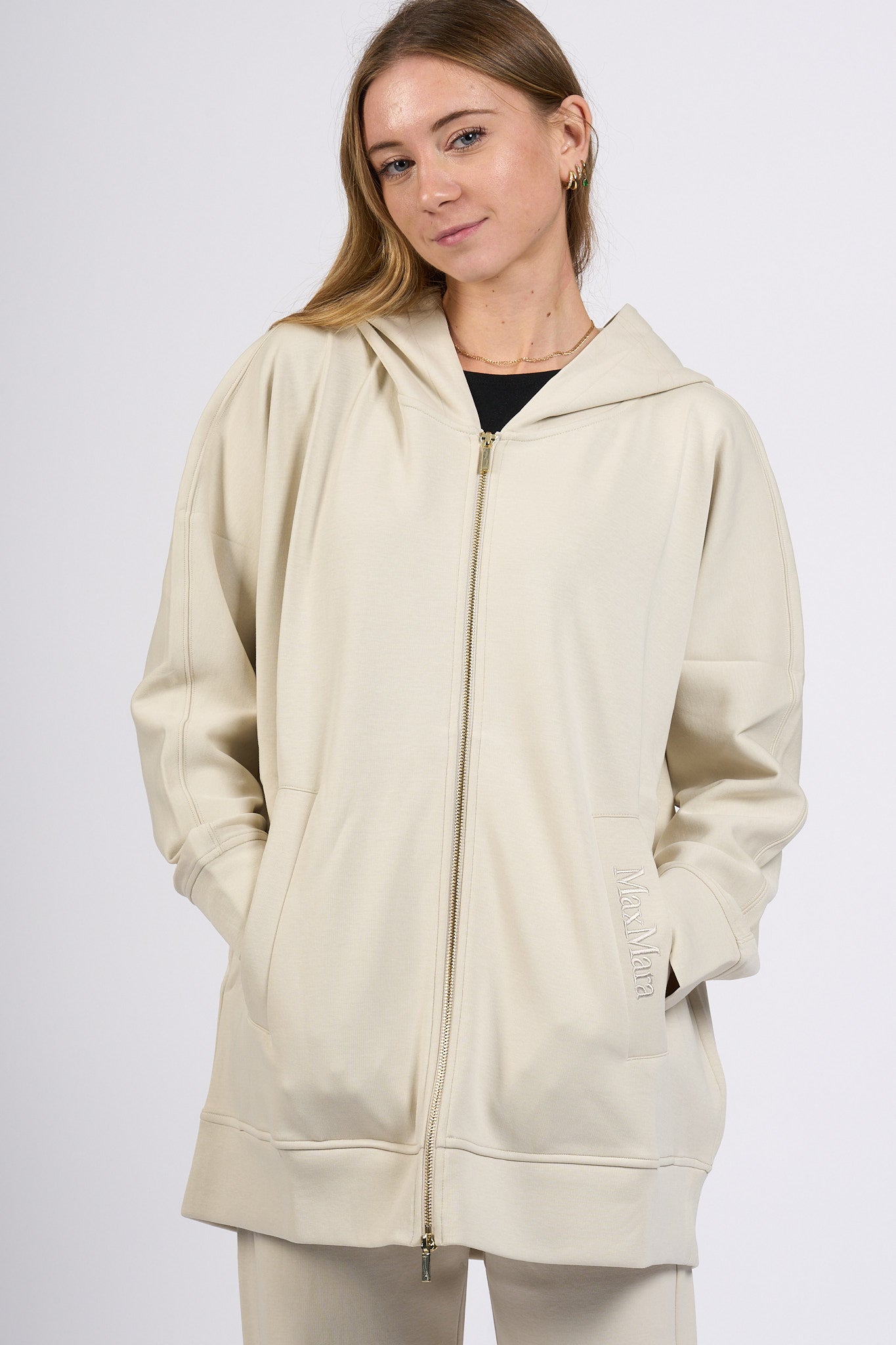 Max Mara Felpa Verbano Over Ghiaccio Donna-1
