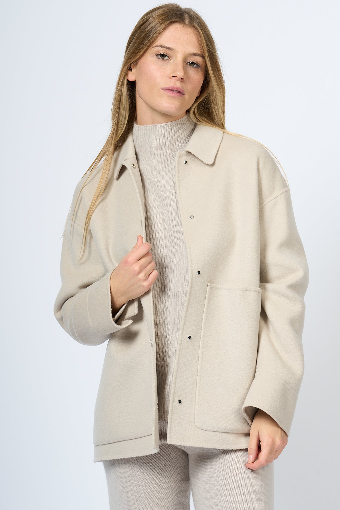 Max Mara Women's Calla Ecru Jacket-2