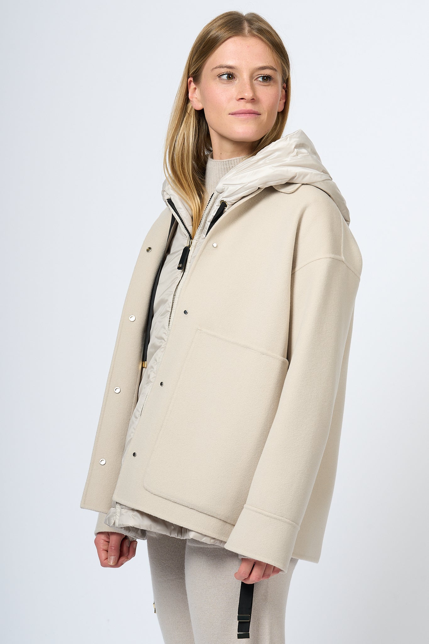 Max Mara Women's Calla Ecru Jacket-5