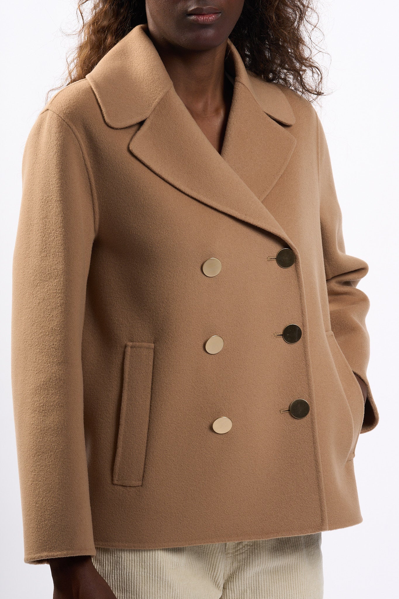Max Mara Giacca Margot in Lana Cammello Donna-4