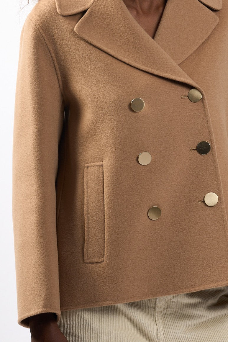 Max Mara Giacca Margot in Lana Cammello Donna-7