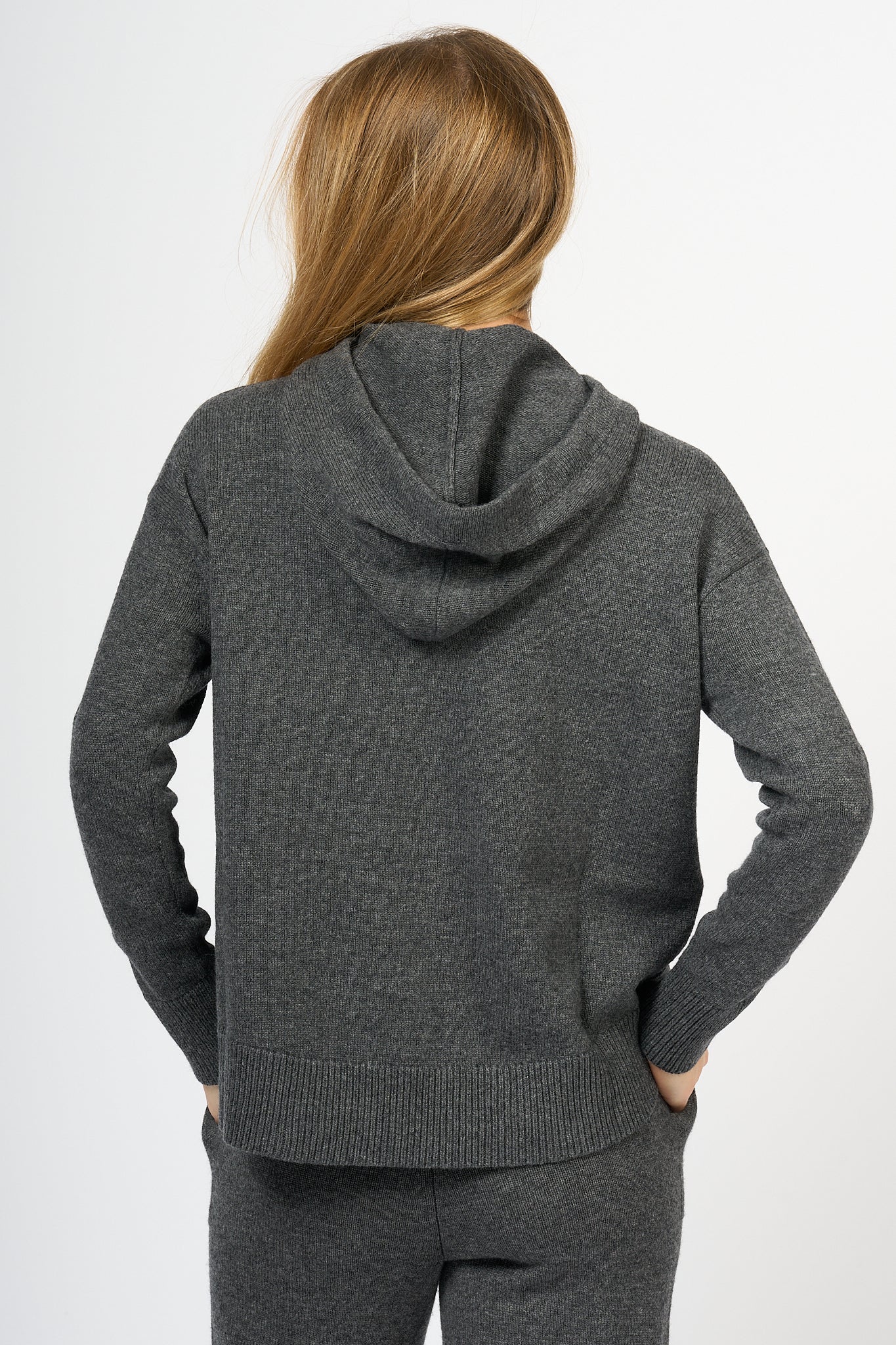 Max Mara Gorizia Sweater with Hood Grey Women-5