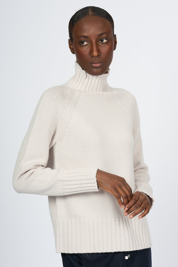 Max Mara Maglione Mantova Ecru Donna-2