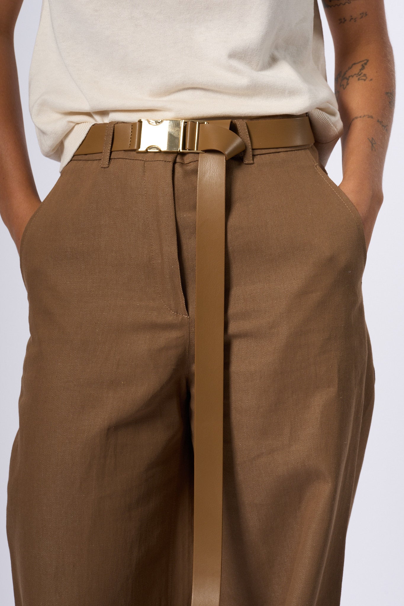 Max mara studio Pantalone Ampio Terra Donna-8