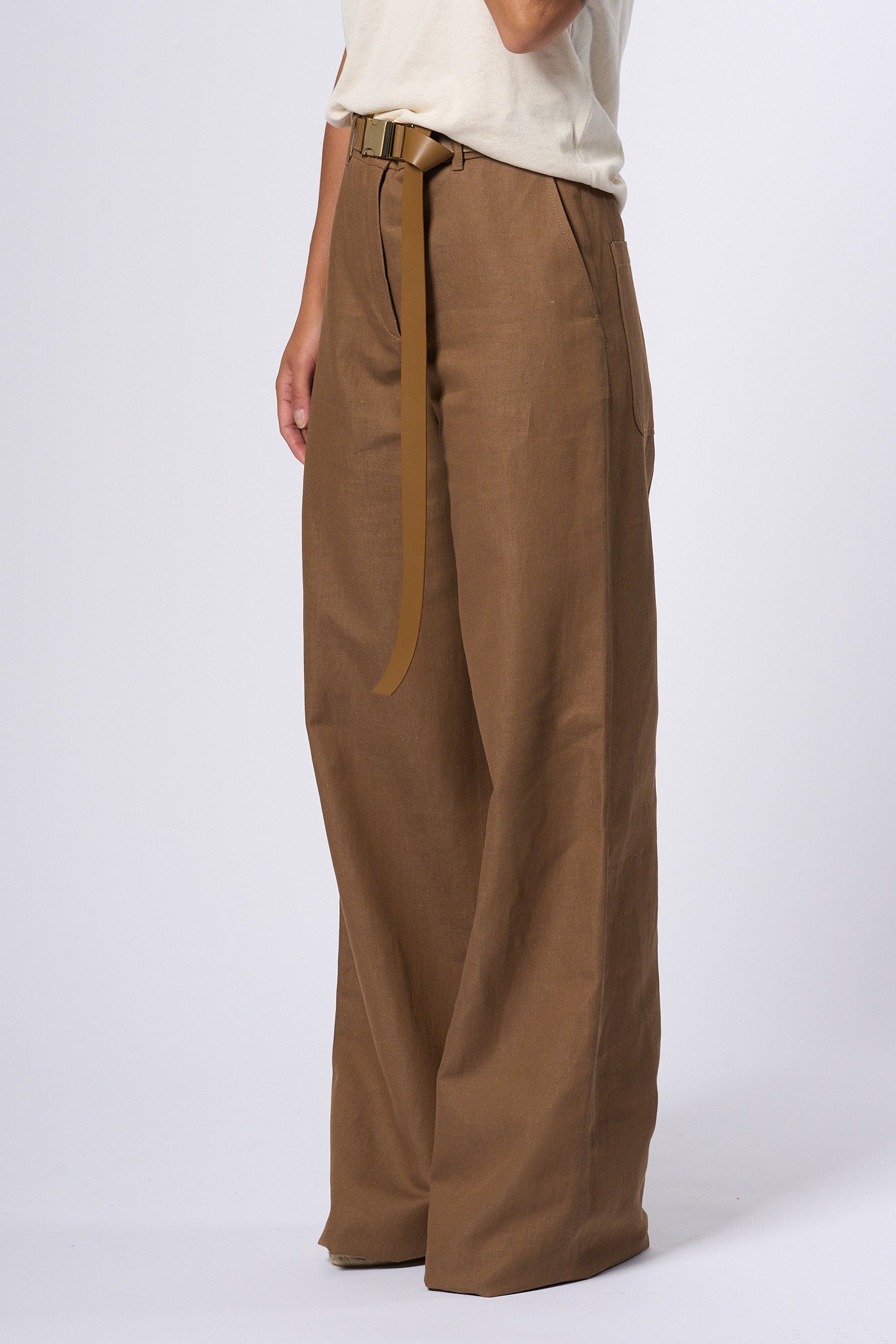 Max mara studio Pantalone Ampio Terra Donna-5