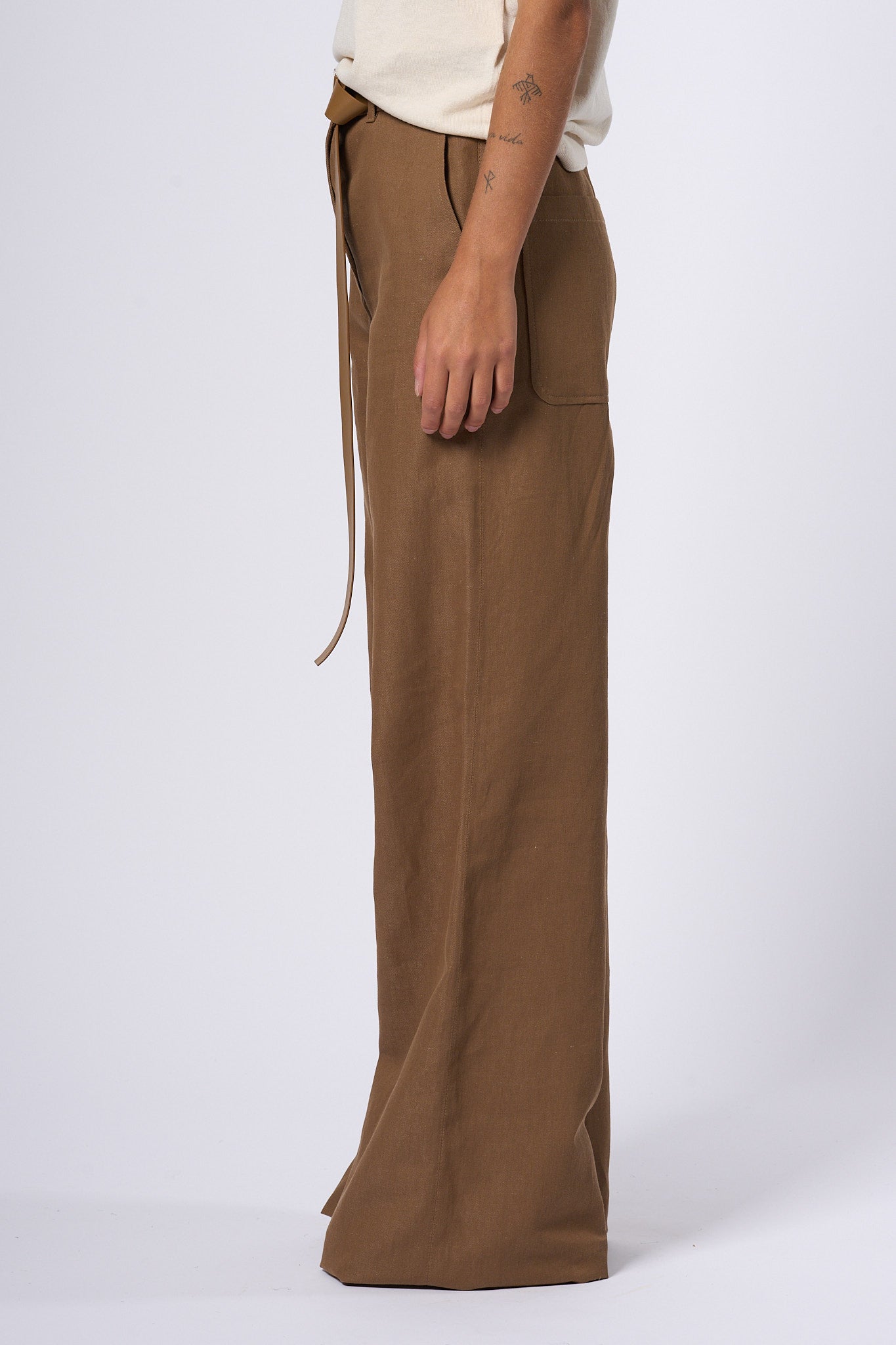Max mara studio Pantalone Ampio Terra Donna-6