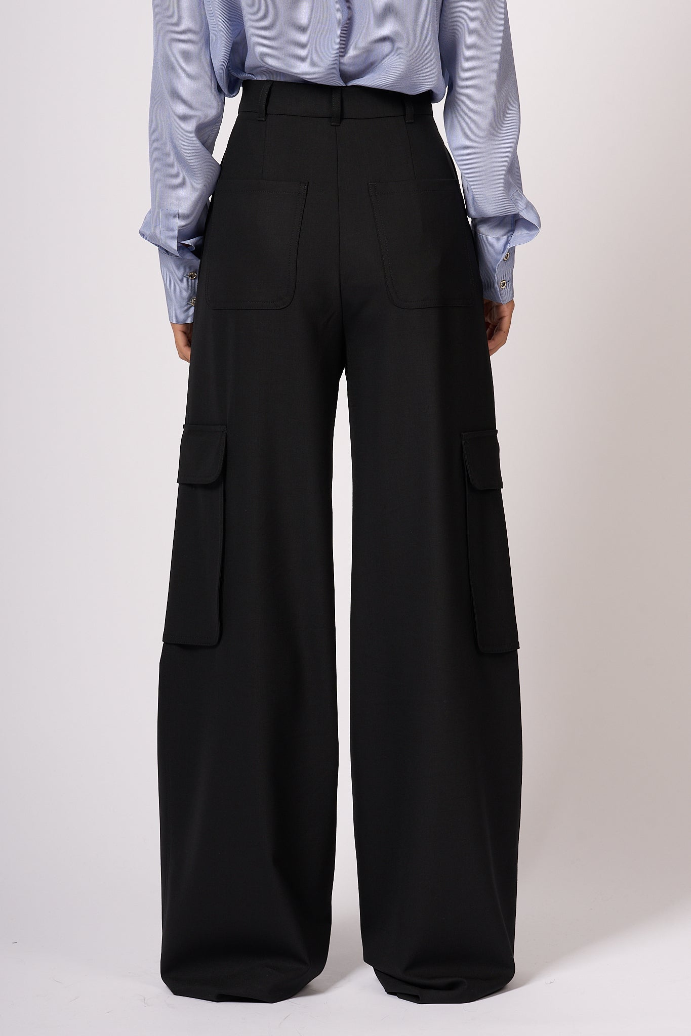 Max Mara Cargo Pants Ghiera Black Women-4