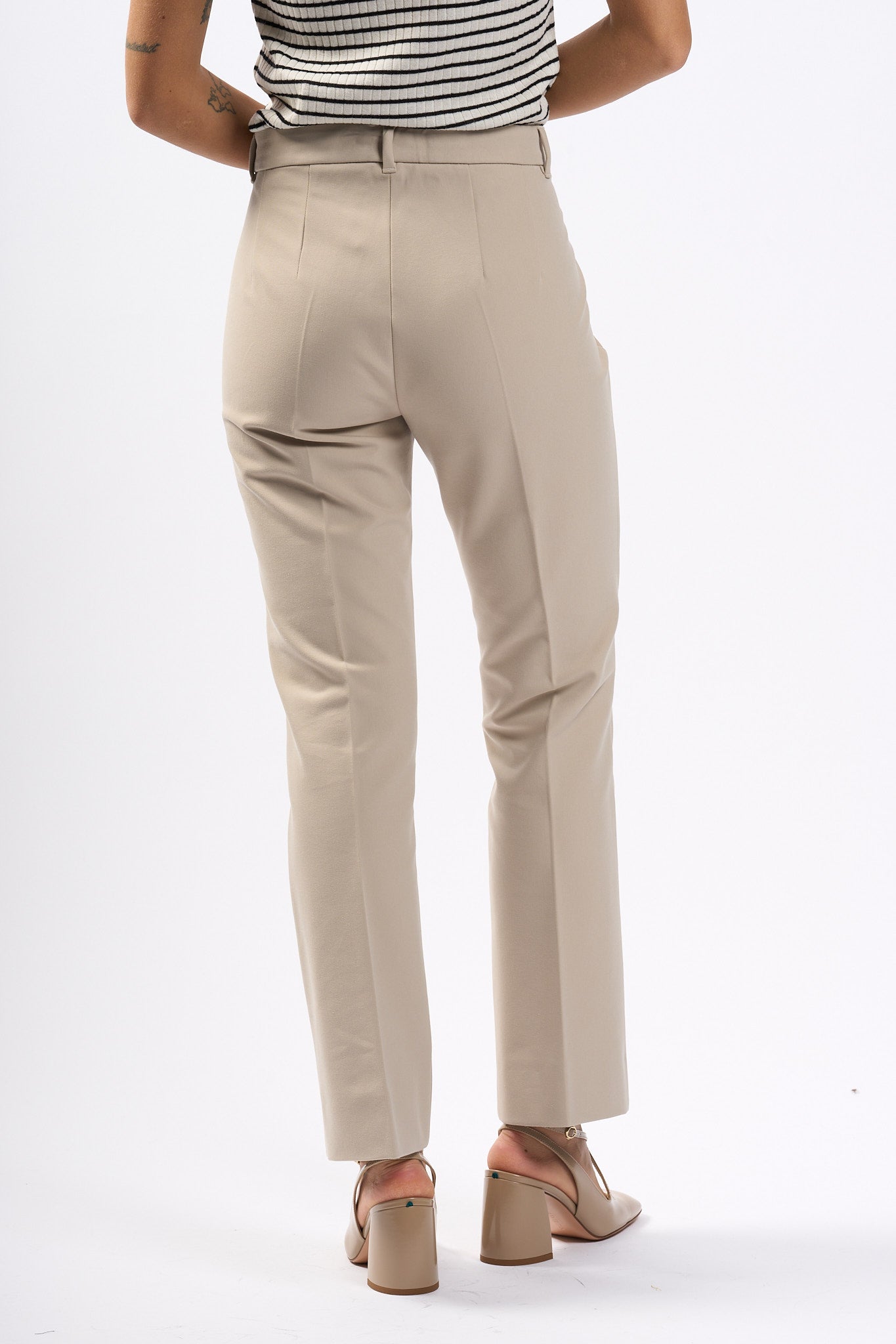 Max Mara Pantalone Fatina Beige Donna-4