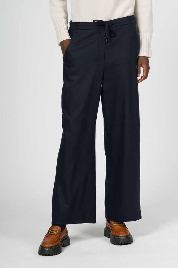 Max Mara Pantalone Floria Blu Donna-2