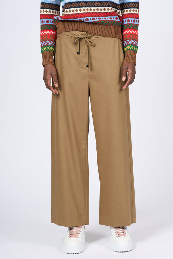 Max Mara Pantalone Floria Cammello Donna-2