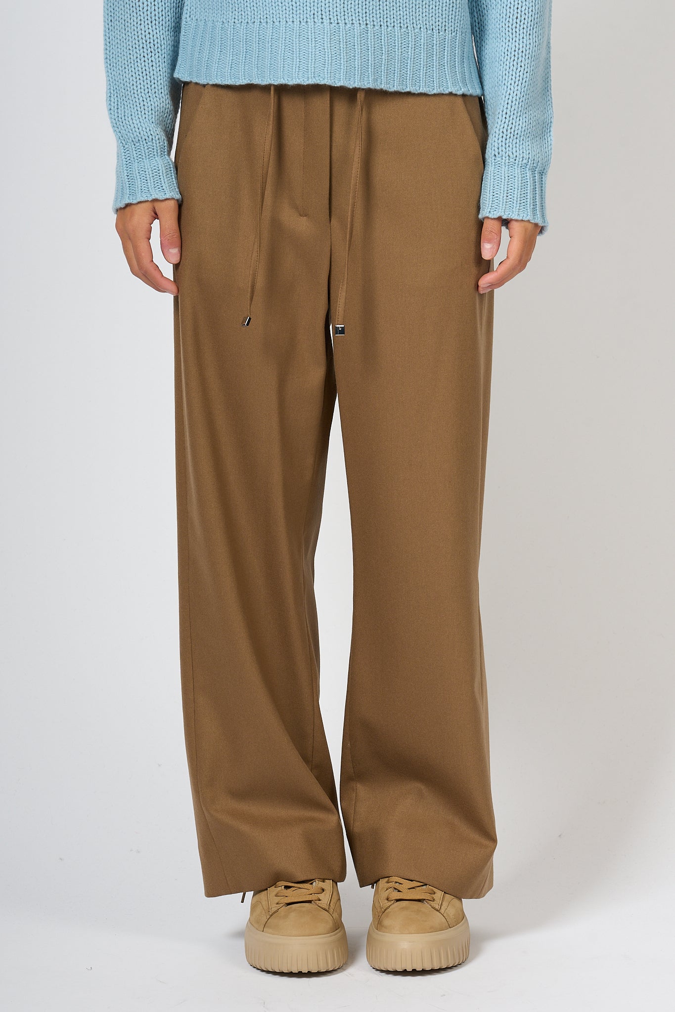 Max Mara Floria Camel Trousers Women-5