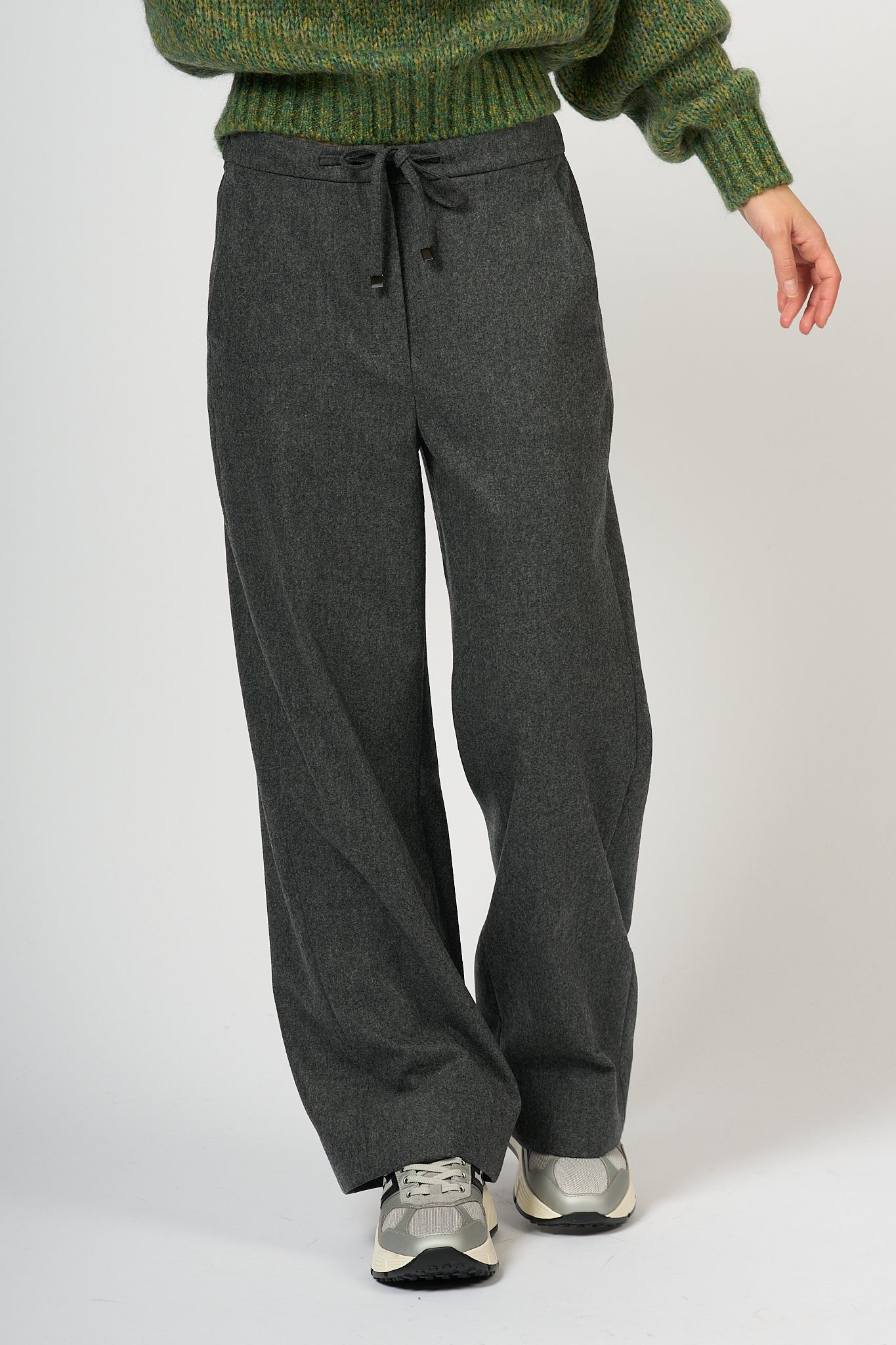 Max Mara Floria Trousers Grey Women-1