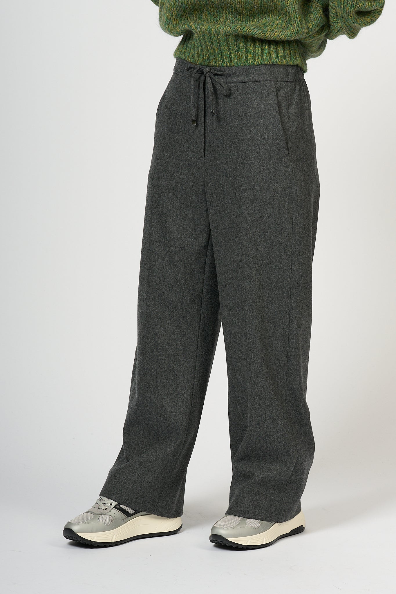 Max Mara Floria Trousers Grey Women-3