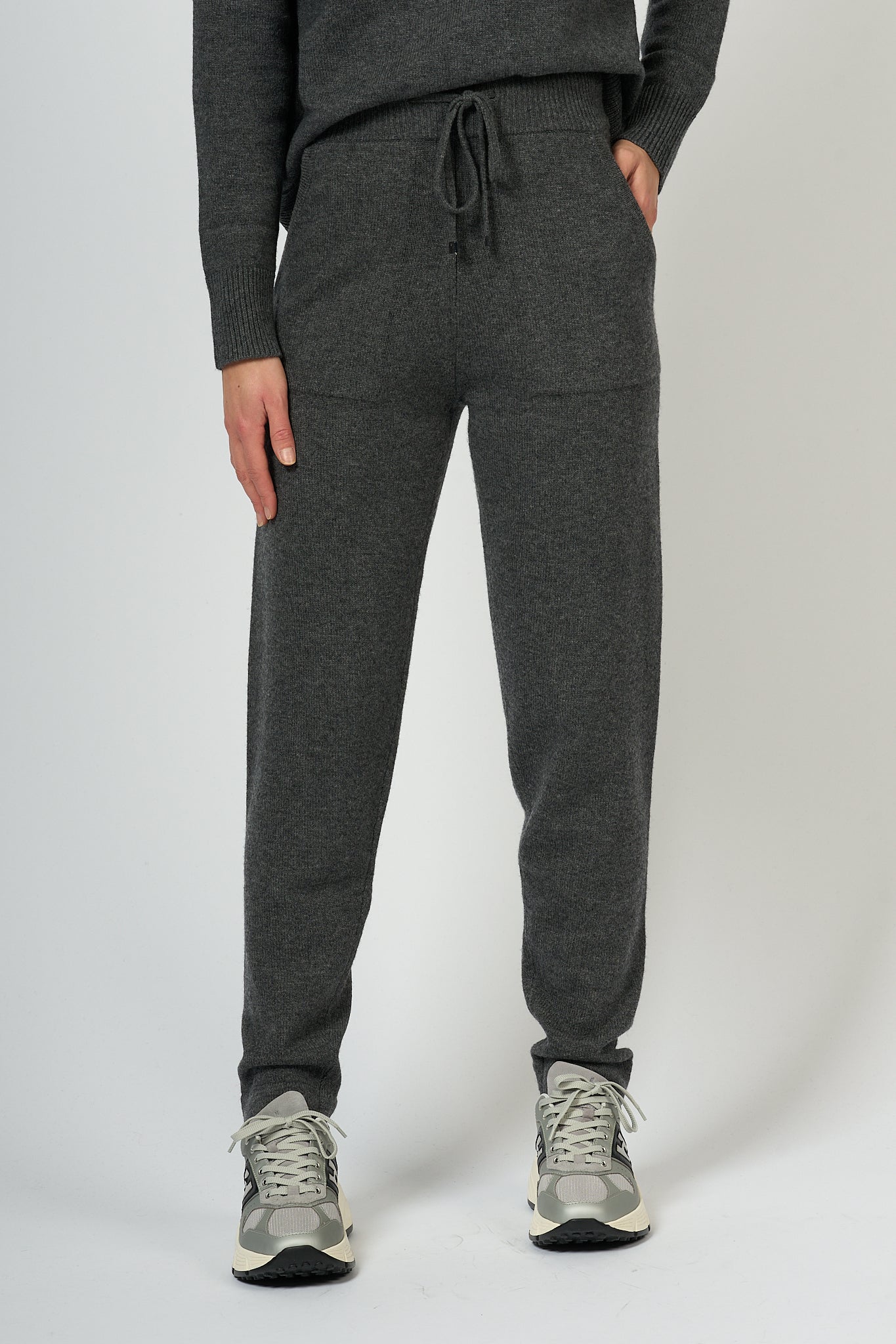 Max Mara Opera Jogging Pants Grey Women-3