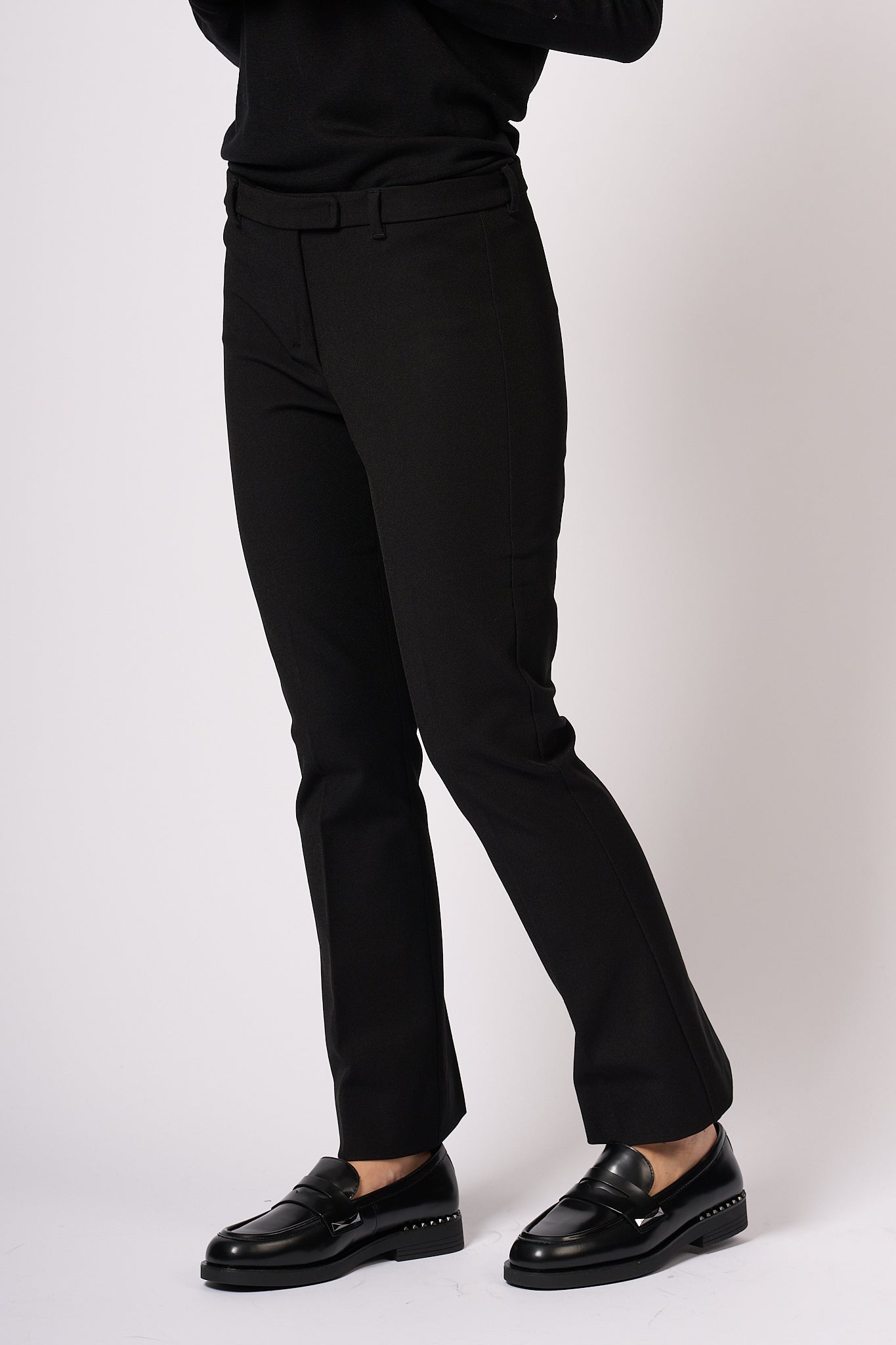 Max Mara Umanita Cropped Pants Black Women-1