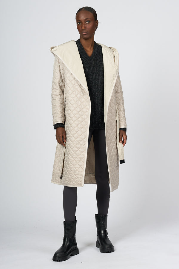 Max Mara Piumino Lisa Lungo Ecru Donna