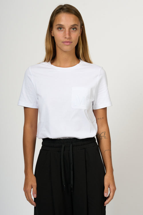 Max Mara T-shirt Madera Pocket White Women-2