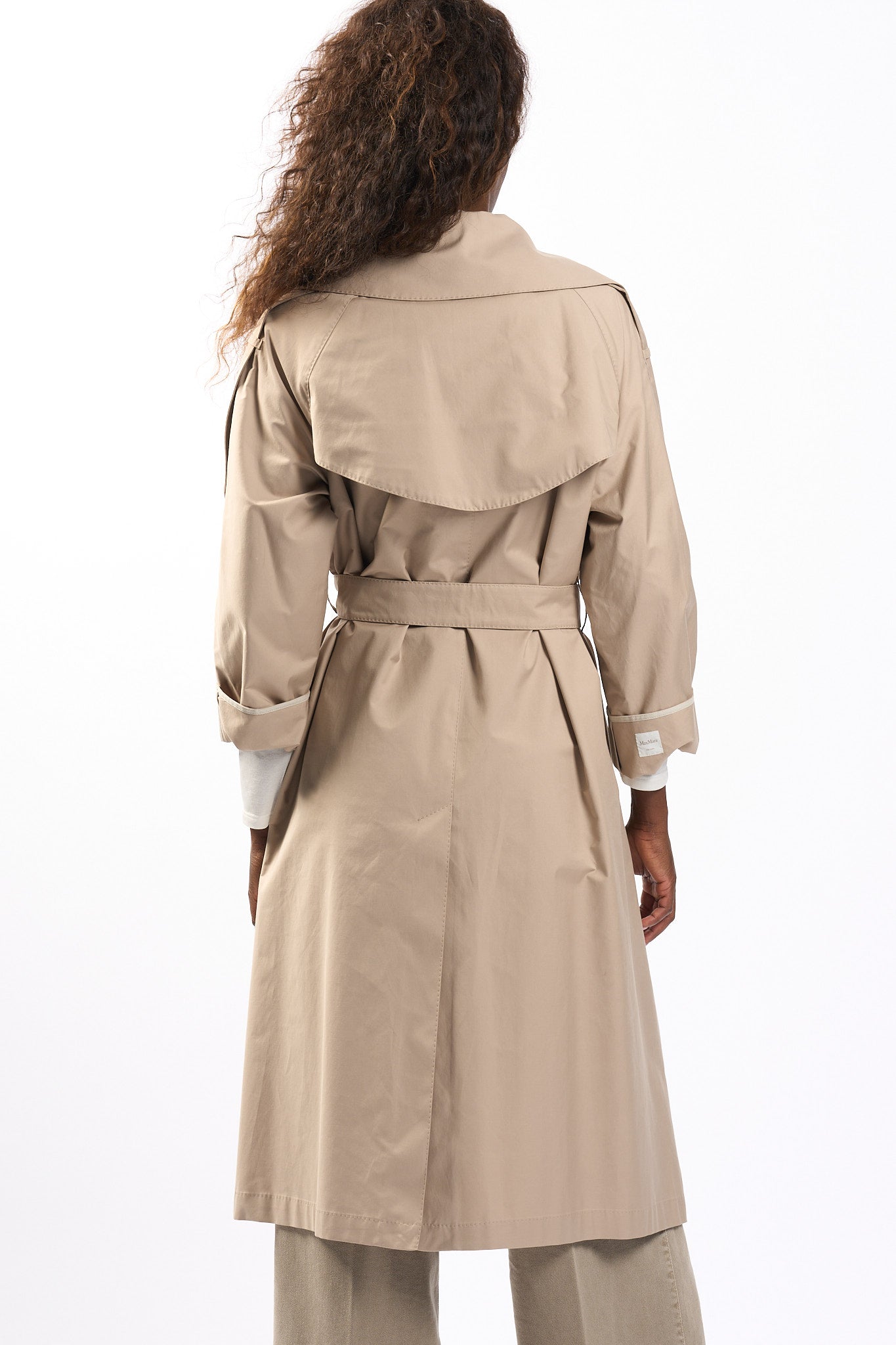 Max Mara UTrench Midi Sabbia Donna-5
