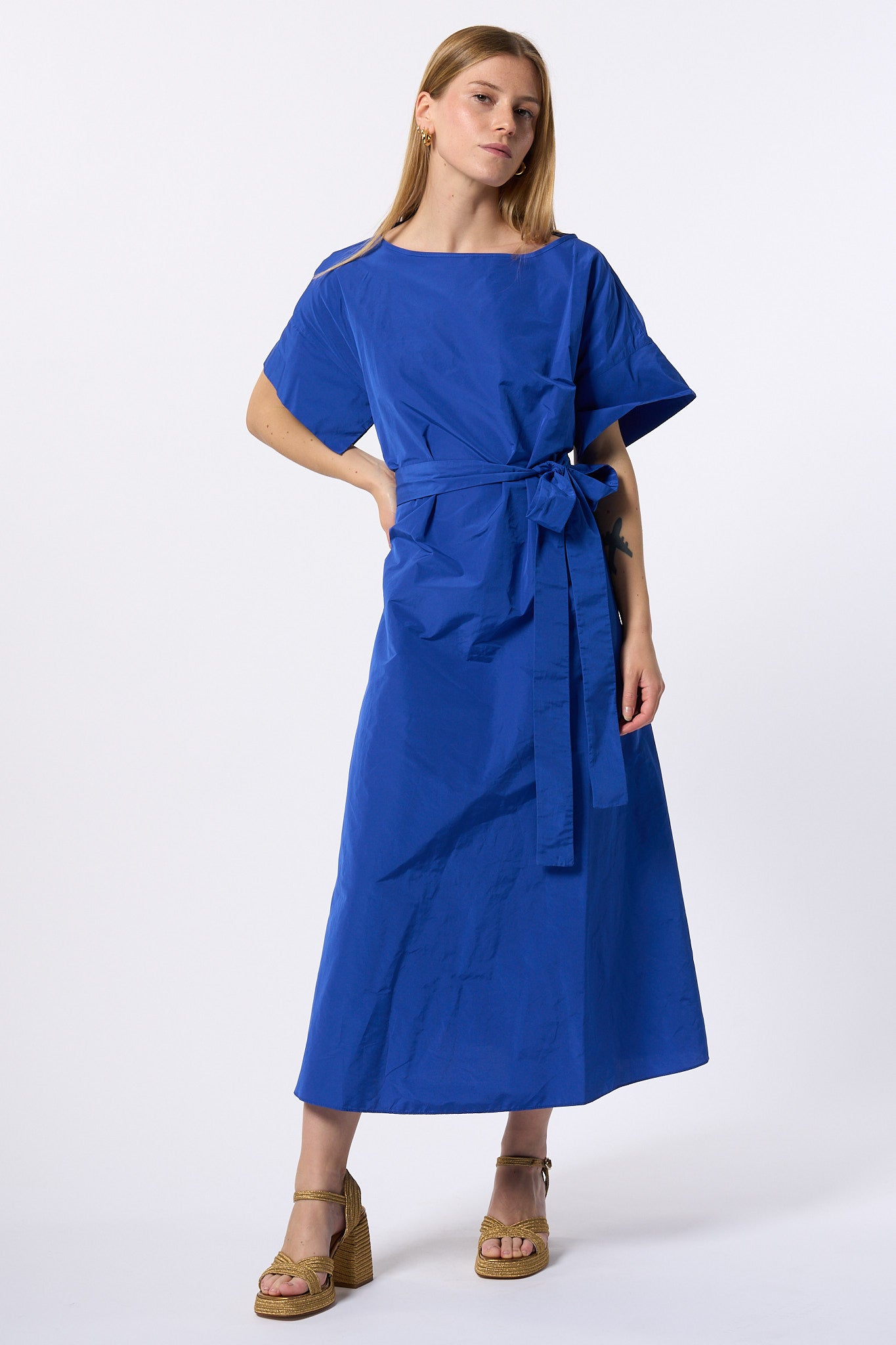 Max Mara Weekend Abito Finish Bluette Donna-3