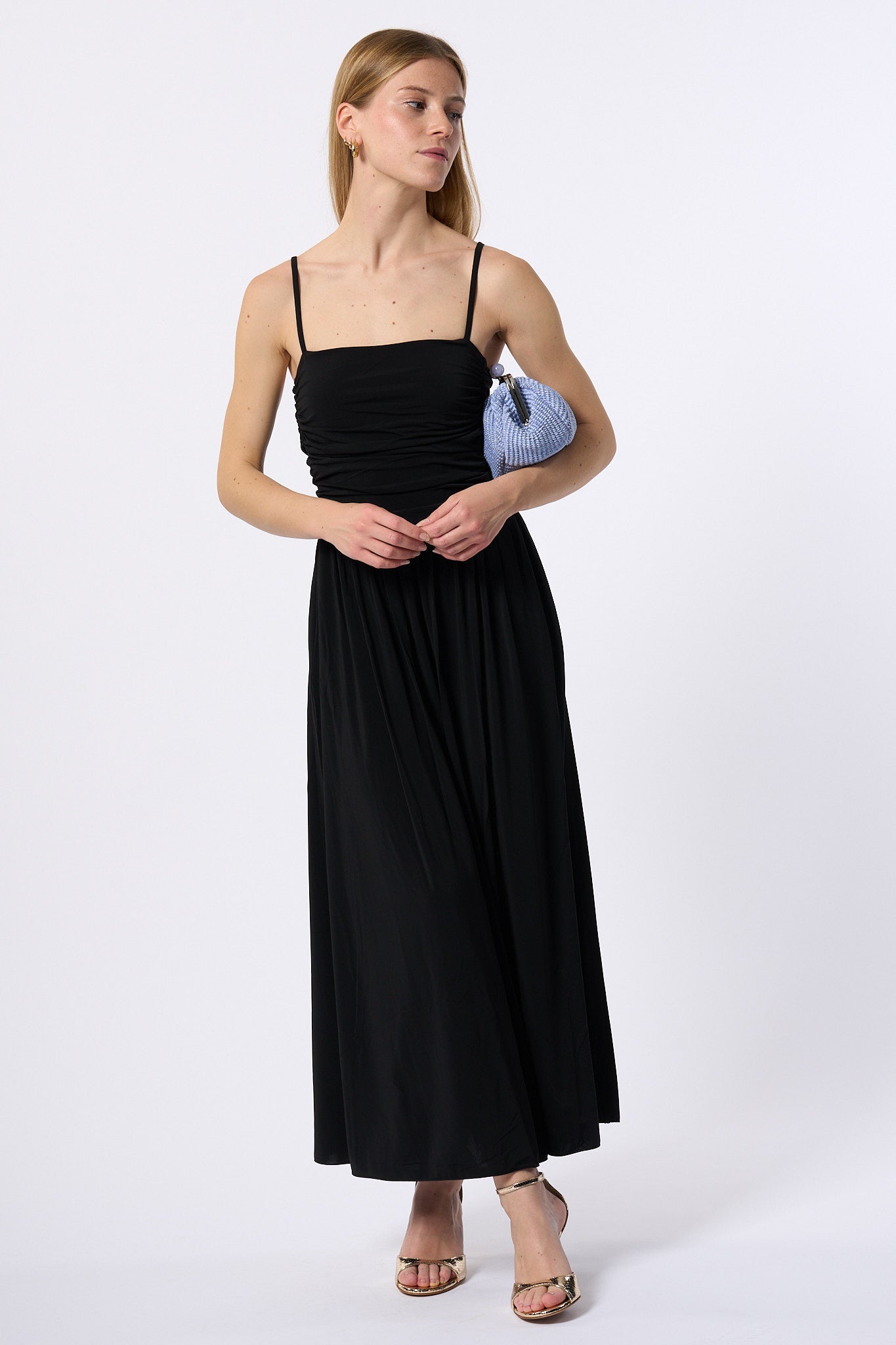 Max Mara Weekend Abito Ghia In Jersey Nero Donna-3