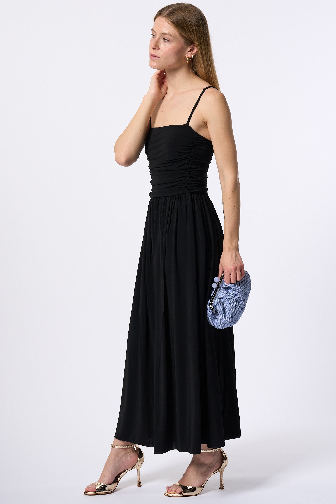 Max Mara Weekend Abito Ghia In Jersey Nero Donna-4