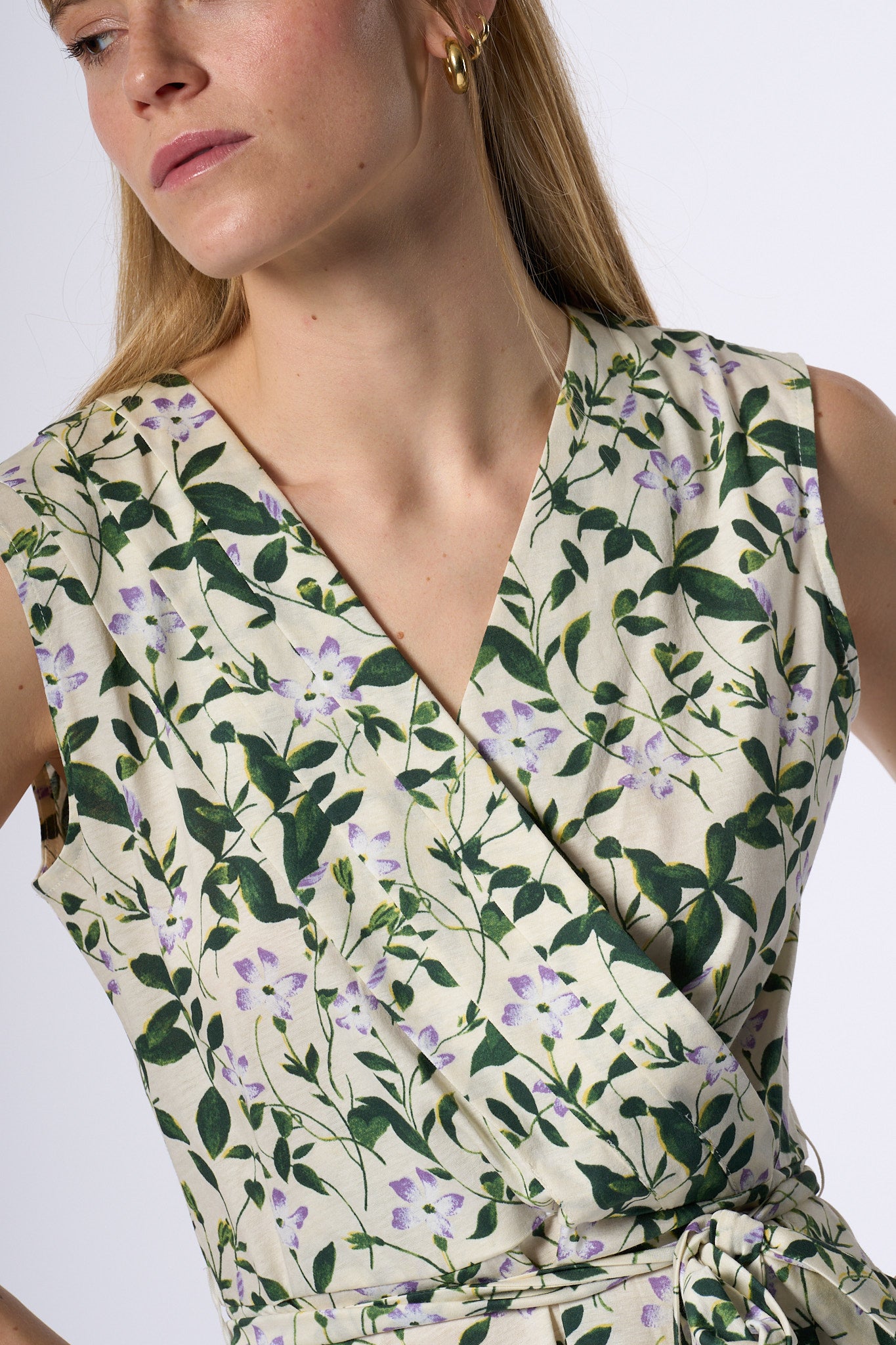 Max Mara Weekend Abito Osiris Stampa Bianco/verde Donna-8