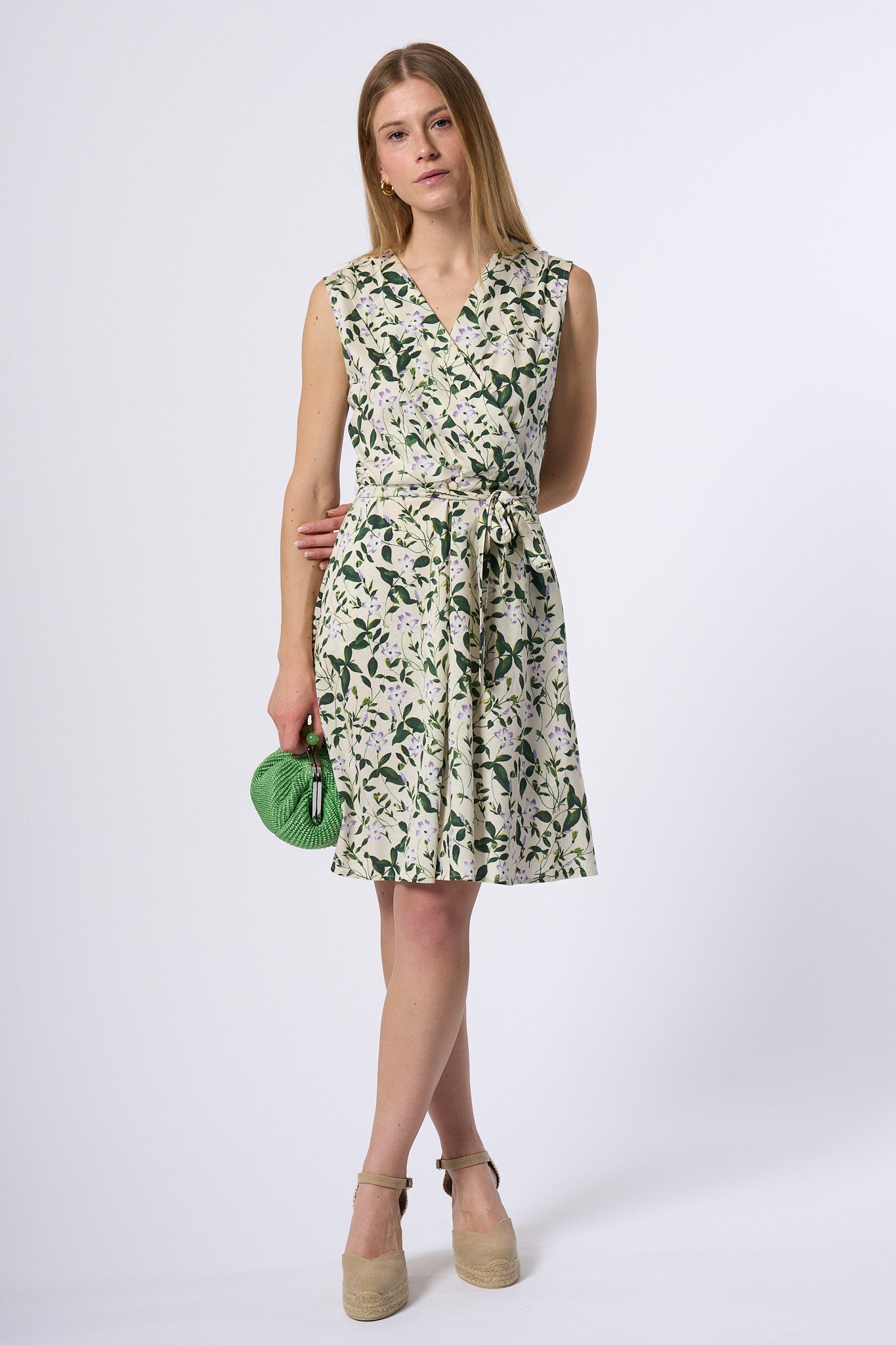 Max Mara Weekend Abito Osiris Stampa Bianco/verde Donna-9
