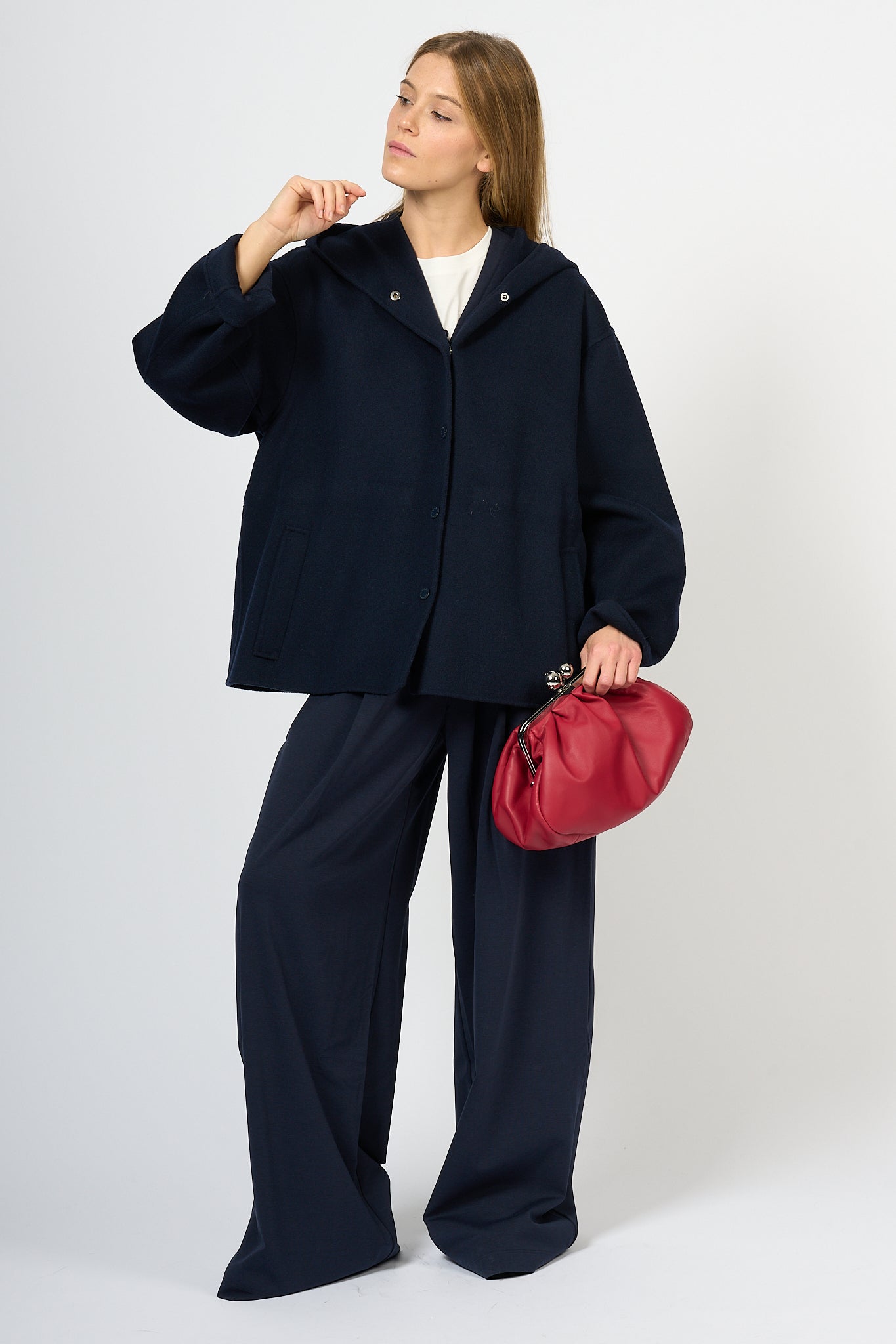 Max Mara Weekend Caban January Blue Woman-9