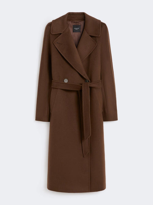 Max Mara Weekend Cappotto RESINA in Lana Cioccolato Donna