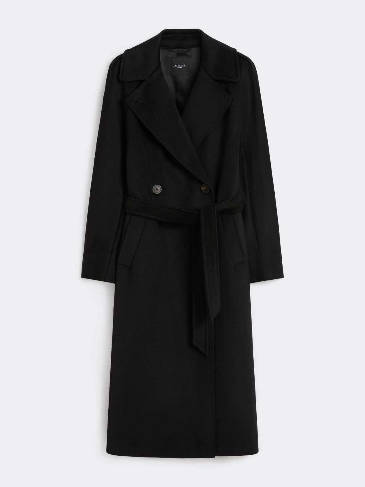 Max Mara Weekend Cappotto RESINA in Lana Nero Donna-1