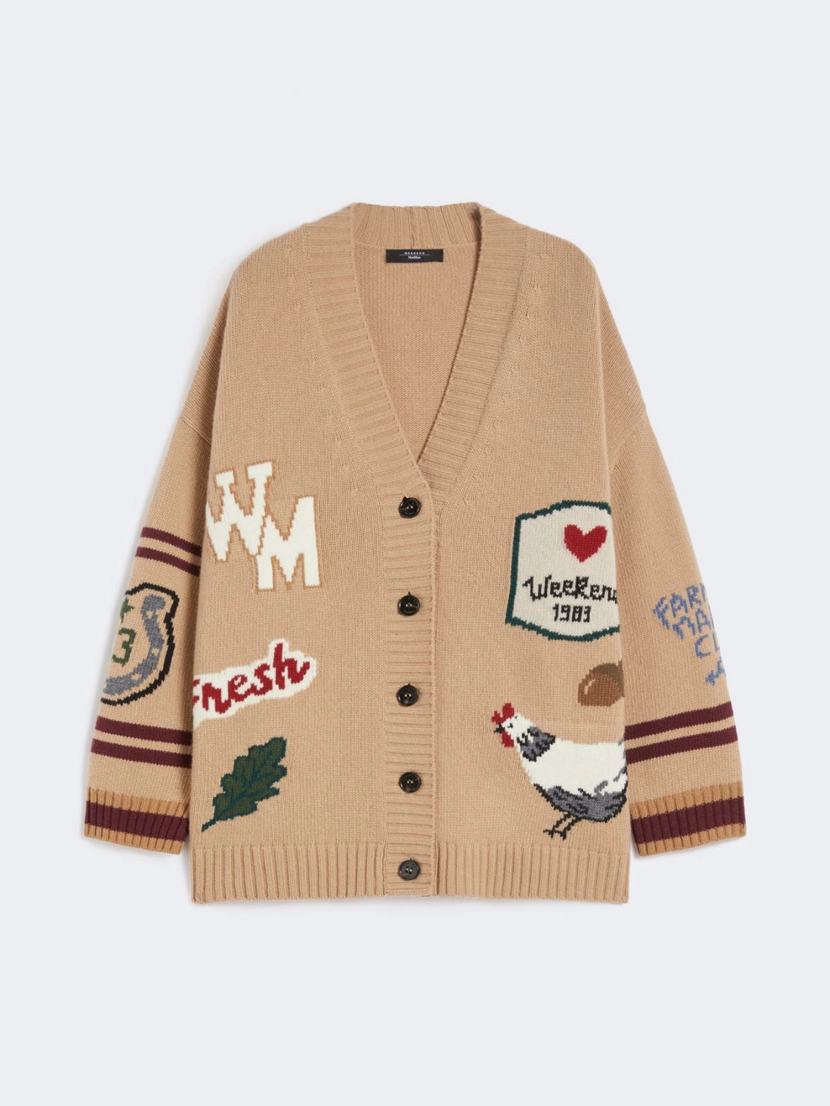 Max Mara Weekend Cardigan BELGIO Farm Beige Donna-1