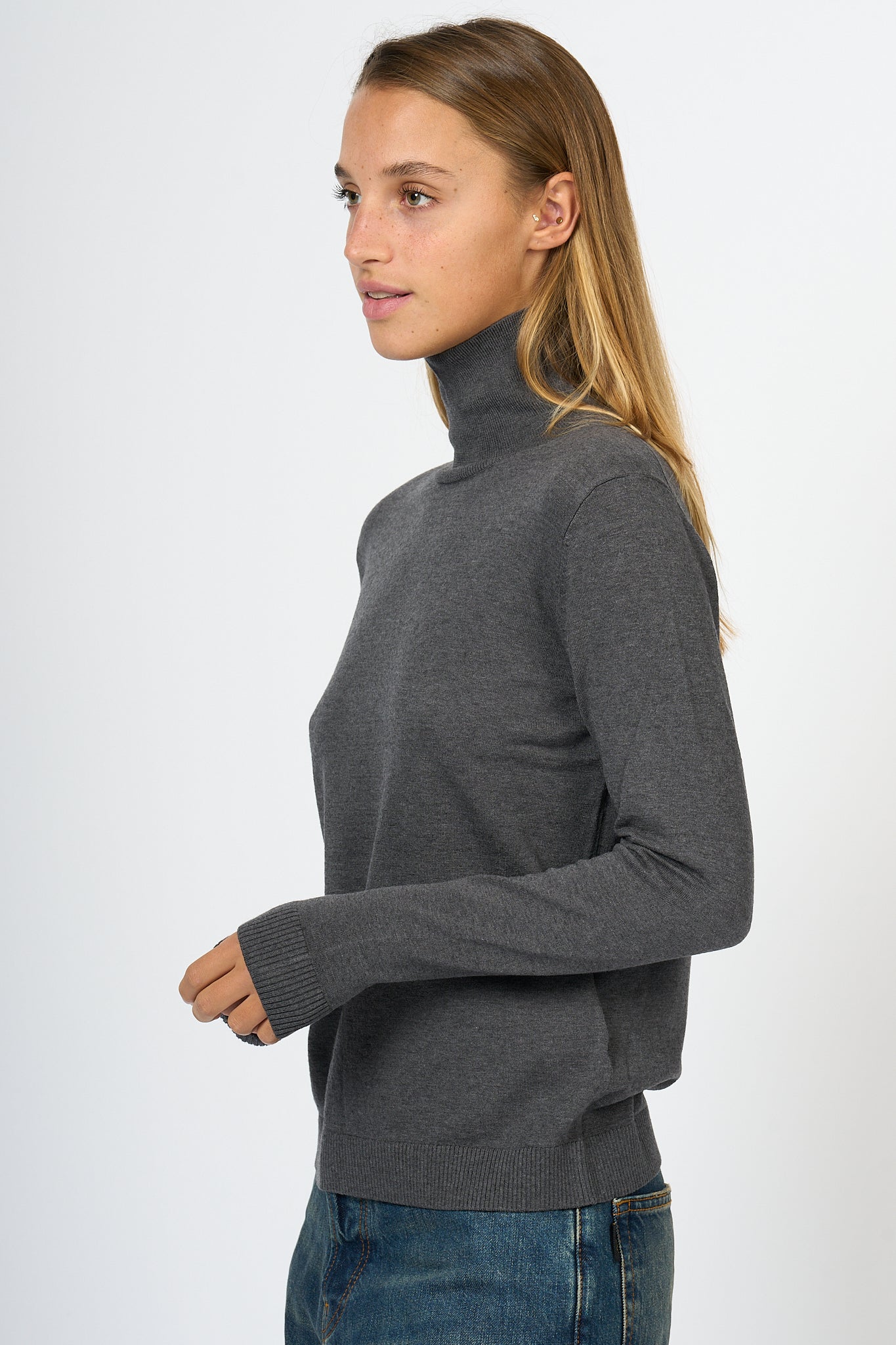 Max Mara Weekend Kiku Turtleneck Grey Women-2