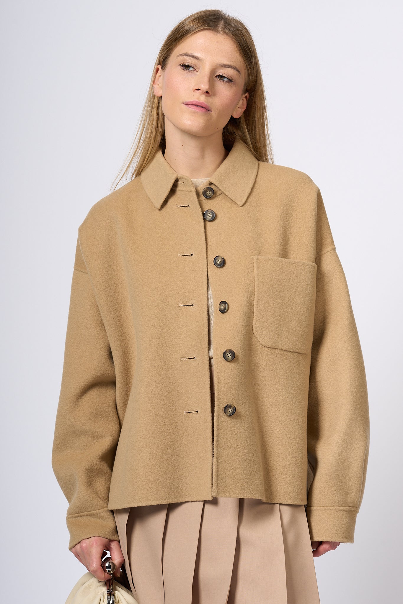 Max Mara Weekend Emiro Camel Wool Jacket Women-4