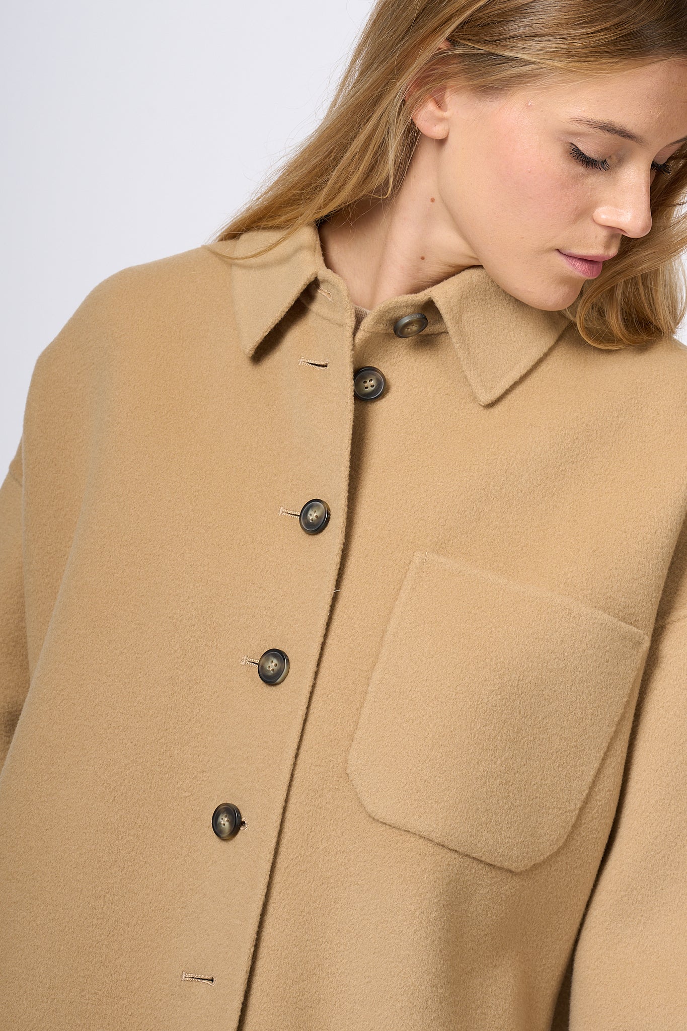 Max Mara Weekend Emiro Camel Wool Jacket Women-7