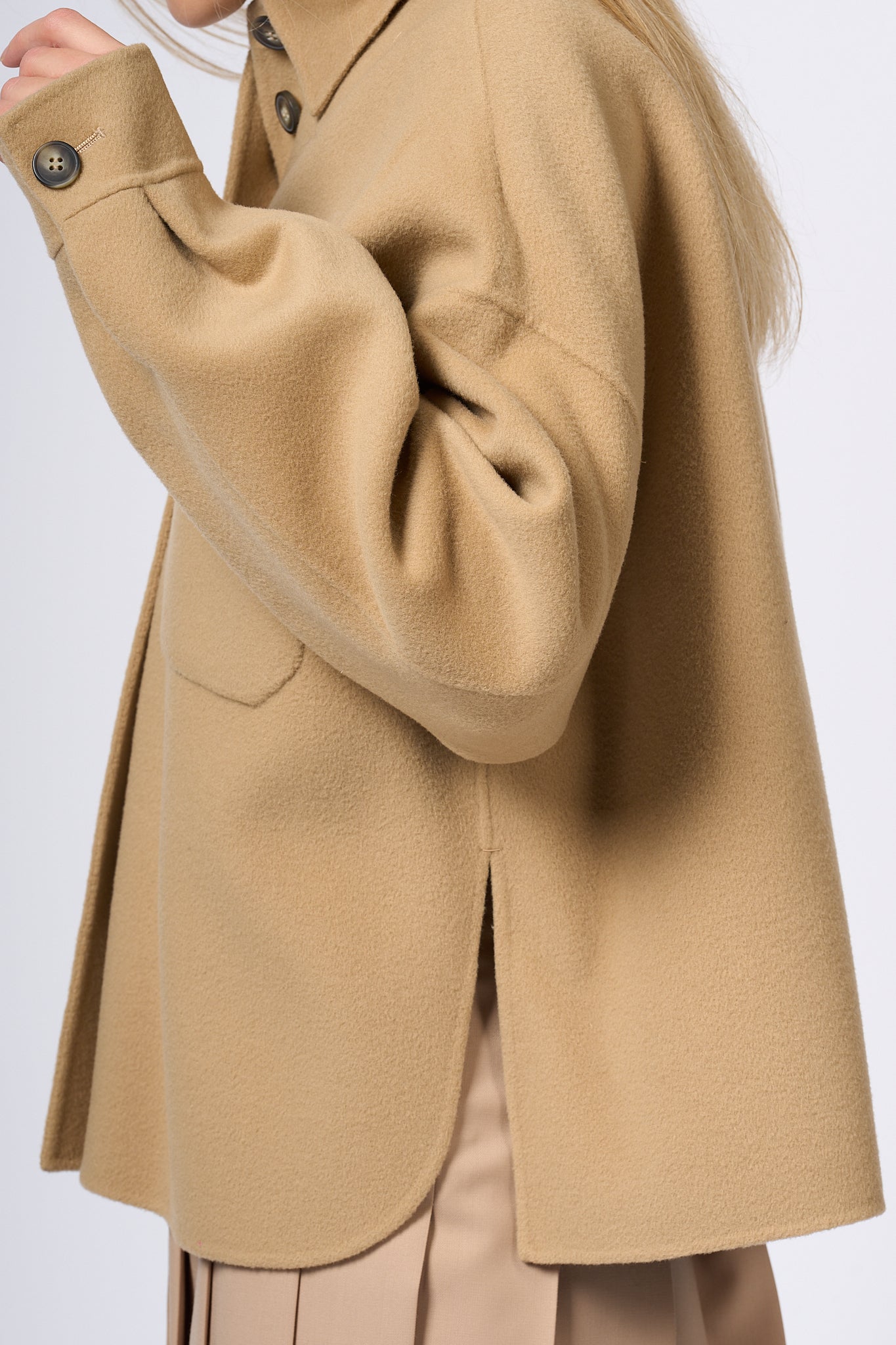 Max Mara Weekend Emiro Camel Wool Jacket Women-8