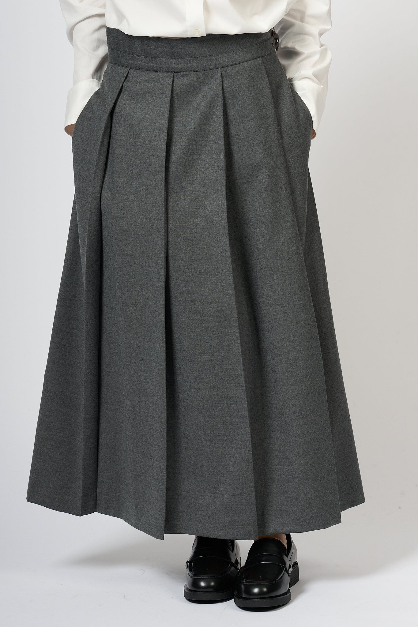 Max Mara Weekend Palk Skirt Grey Women-3