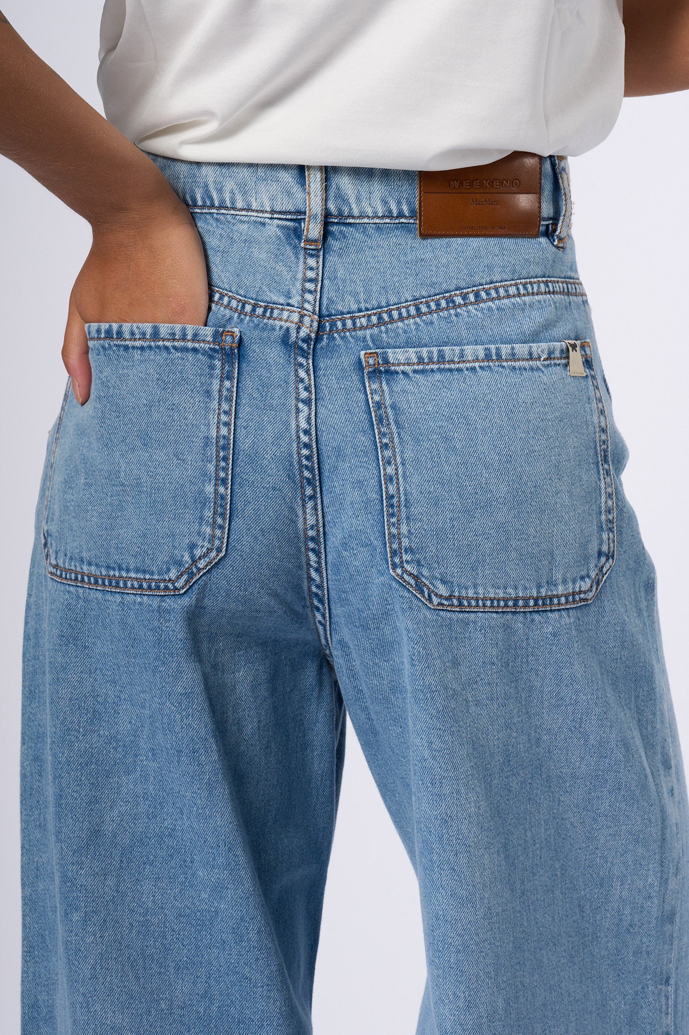 Max Mara Weekend Jeans Vega Flare Azzurro Donna-2